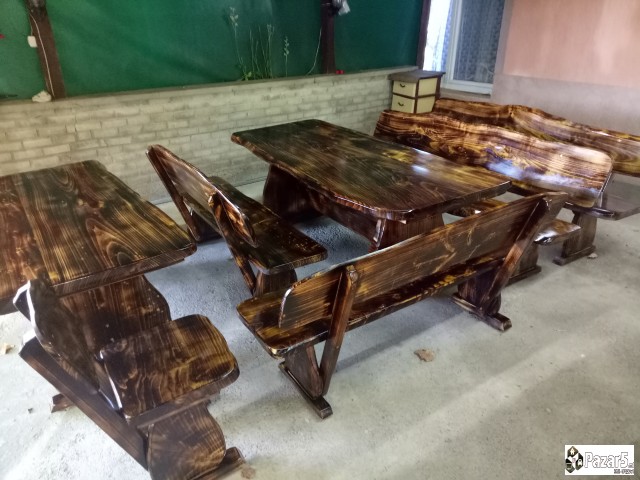 Drveni Masi Od Masivno Drvo 