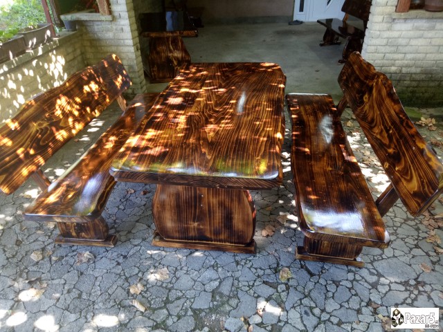 Drveni Masi Od Masivno Drvo 