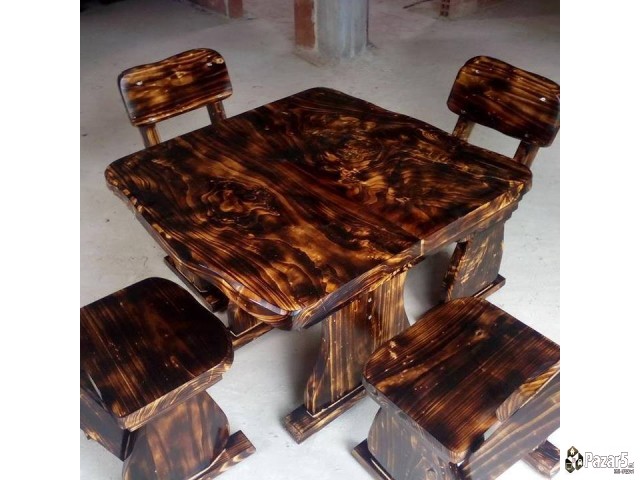 Drveni Masi Od Masivno Drvo