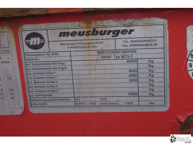 Poluprikolka Meusburger