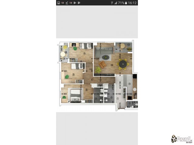 88м2 стан во изградба н.Аеродром