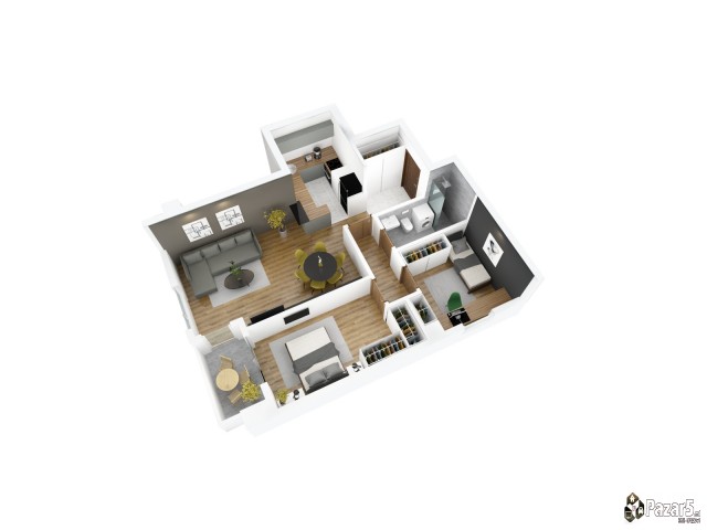  Продажба на стан од 60м во изградба- н.Аеродром 