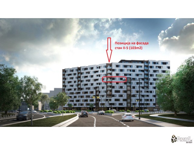 Аеродром-тобако 2, станови во градба (103м2)