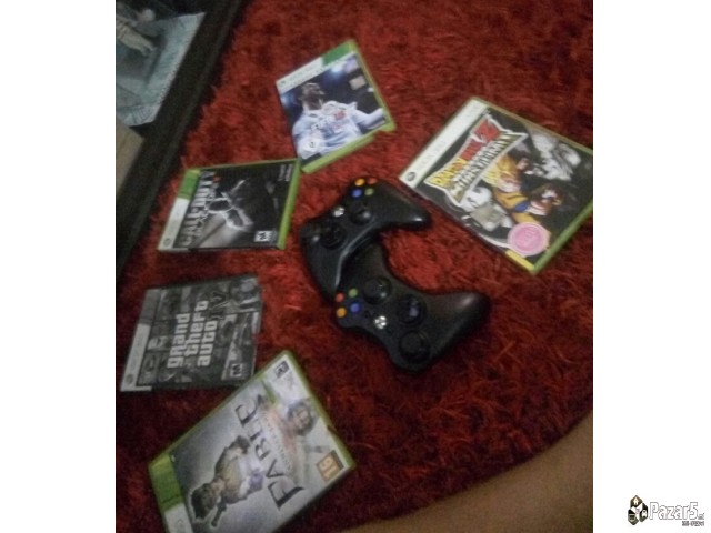 Se Prodava Xbox 360 So Fifa 18,call Of Duty Black 