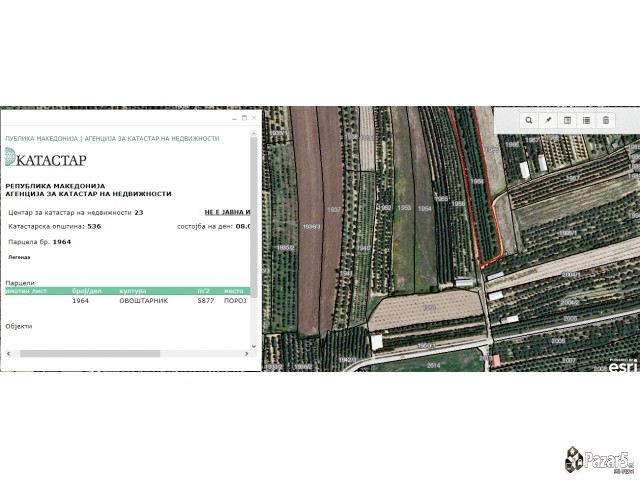 Продавам овоштарник во Ресен