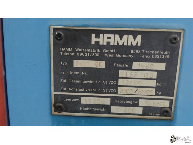 Se Prodava Valjak Hamm 2411 Sd