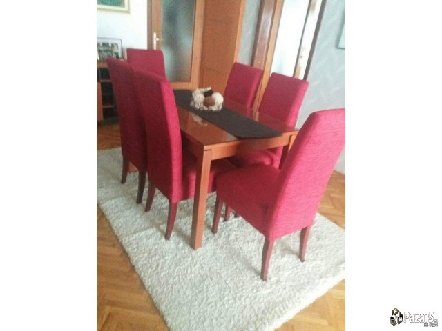 Трпезариска маса +6 столици