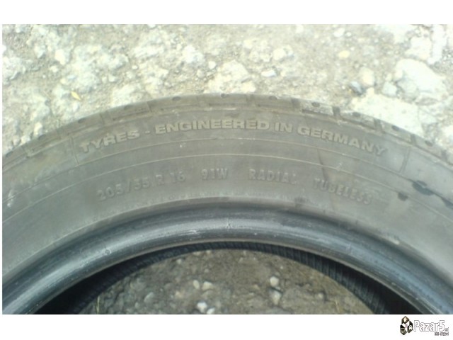 Продавам 2 гуми Continental 205/55 R16 91w Sportco