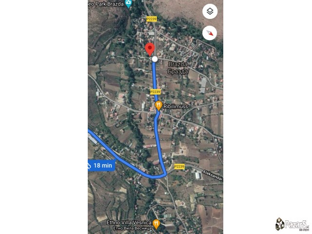 Plac 313m2 Se Prodava Vo S.brazda (scg) Skopje