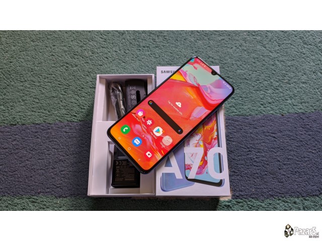 Kako Nov! Samsung A70 Blue 6/128gb Sim Free Full P