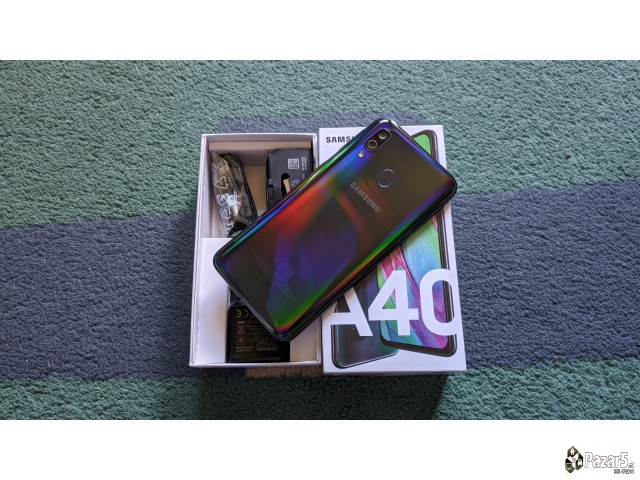 Kako Nov! Samsung A40 Black 4gb Ram 64gb Full Pack