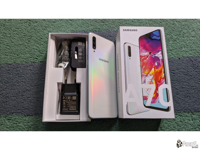 Kako Nov! Samsung A70 White 6gb Ram 128gb Full Pac