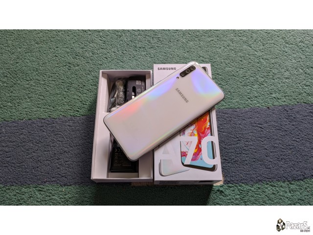 Kako Nov! Samsung A70 White 6gb Ram 128gb Full Pac