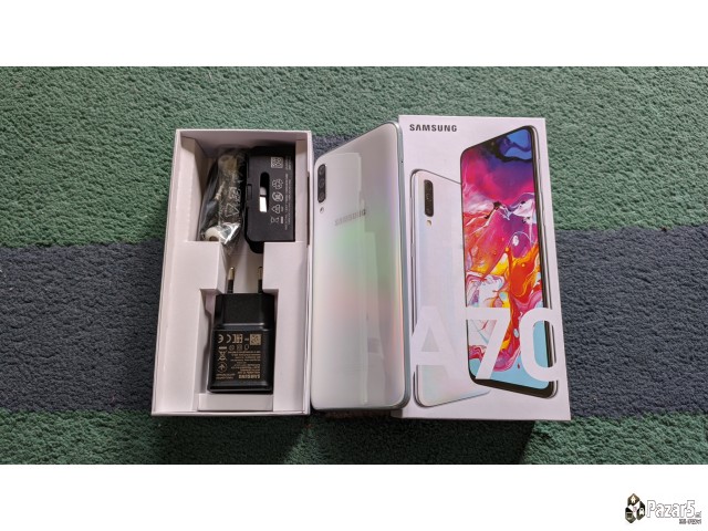 Kako Nov! Samsung A70 White 6gb Ram 128gb Full Pac