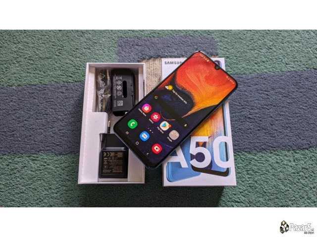 Kako Nov! Samsung A50 Blue 128gb 4gb Ram Full Pack