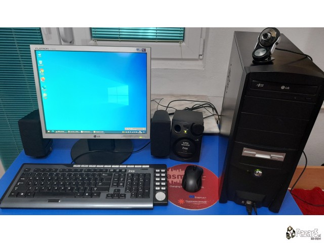 Kompjuter Komplet (+kamera+zvucnici) Odlicen Za On