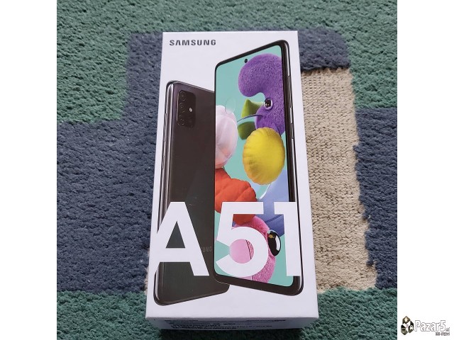 Nov! Neotvoren  Samsung A51 Black 4/128gb Sim Fre