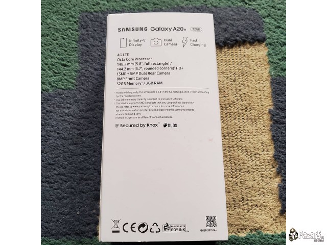 Nov! Neotvoren Samsung A20e Black So 24m Garancija