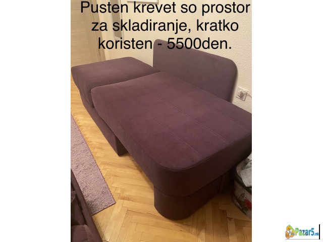 Krevet Na Pustanje So Prostor Za Skladiranje