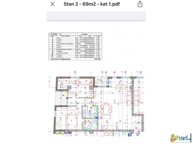 СТАНОВИ - ЗГРАДА КИНО КАРПОШ (Дебар Маало) СО ИМОТ