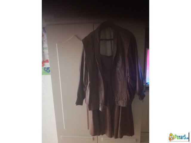 Женски кожен комплет