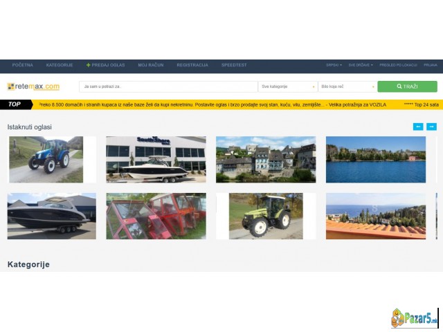 Sajt Za Oglasavanje Retemax