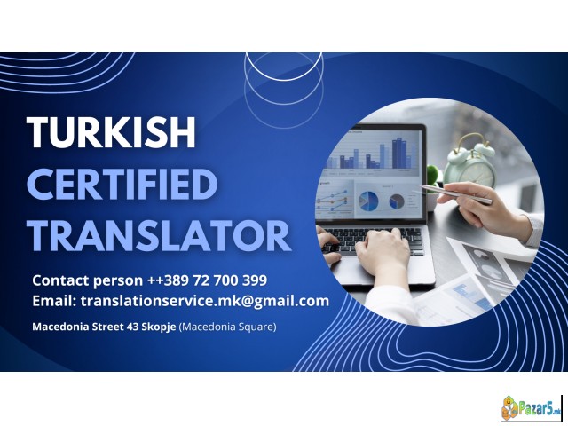 Sudski Prevod - Turski Jazik