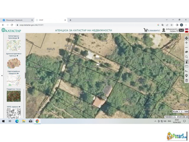 Продавам плац со куќа Охрид - Горица