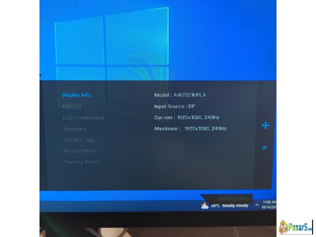 Alienware Monitor 24.5 240hz