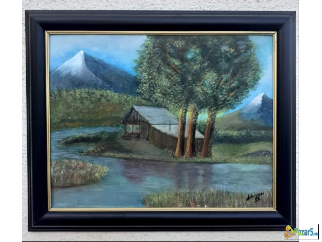 Оригинални уметнички слики, рачно насликани во ате