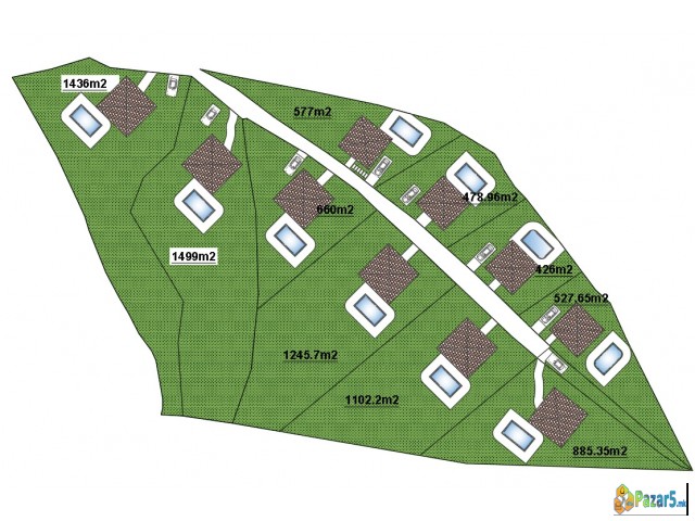 нива во Војник до река