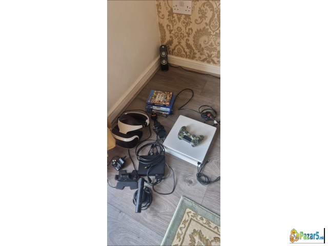 Ps4 Komplet So Vr, Dock Za Joystick I 7 Igri