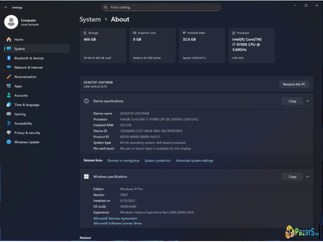 Prodavam Desktop Gaming Kompjuter