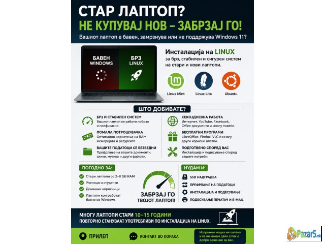 Podmladi Go Tvojot Laptop - Prilep
