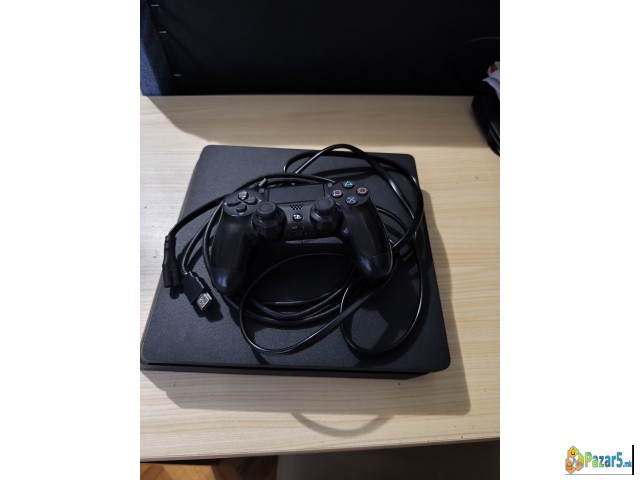 Ps4 Slim 500gb + Originalen Dualshock 4 + Kabli