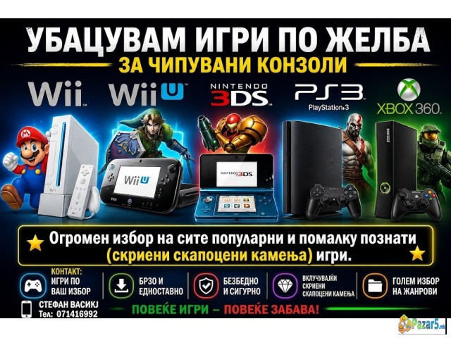Stavanje Igri Na Ps3/xbox 360 Konzoli
